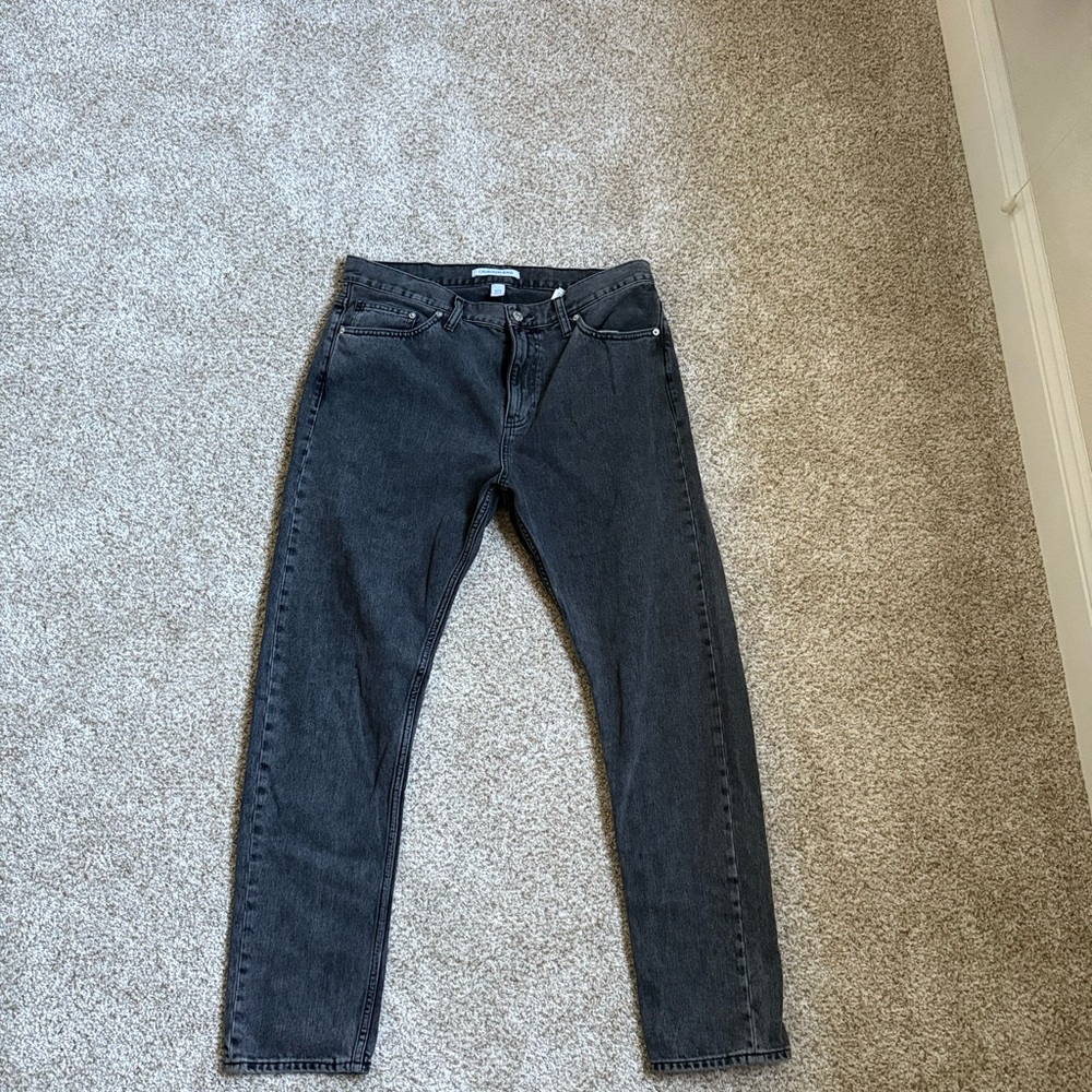 Calvin Klein Jeans Women’s Charcoal Slim Straight Jeans